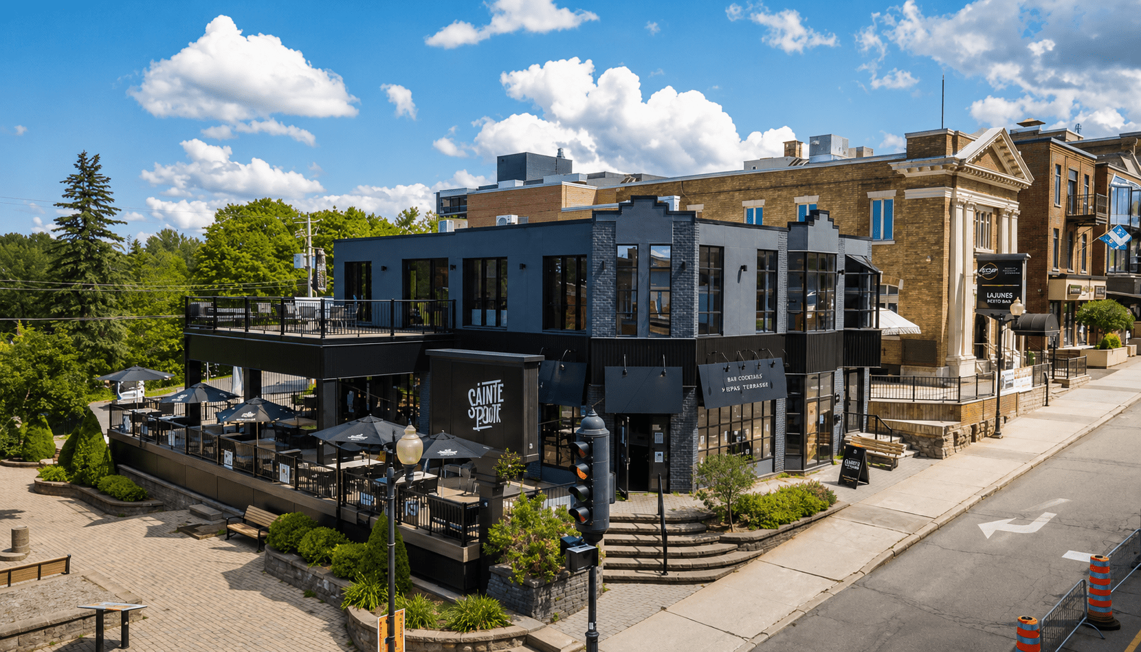 Le 222 rue Hériot vu de l'extérieur